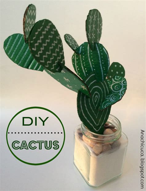 Anachicuca Diy Cactus Eterno Reciclaje Pinterest