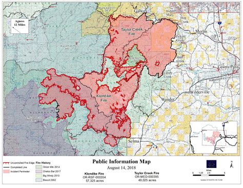 Klondike And Taylor Creek Fire Maps Evacuations And Updates