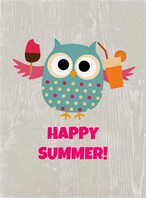 FREE Summer Printables | Summer printables, Summer printables free, Owl printables