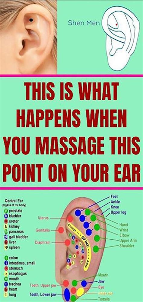 This Is What Happens When You Massage This Point On Your Ear In 2020