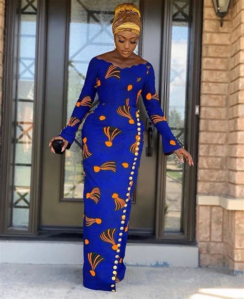 Lovely African Print Dress Classic Ankara Dress African Dress