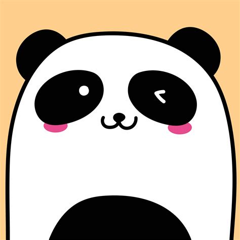 Cute Panda Illustration Vector Download Riset