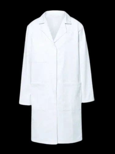 White Unisex Full Sleeves Doctor Coat For Hospital Size Free Size At