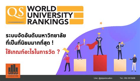 ‘qs World University Rankings คืออะไร ใช้เกณฑ์อะไรในการวัด Pipp