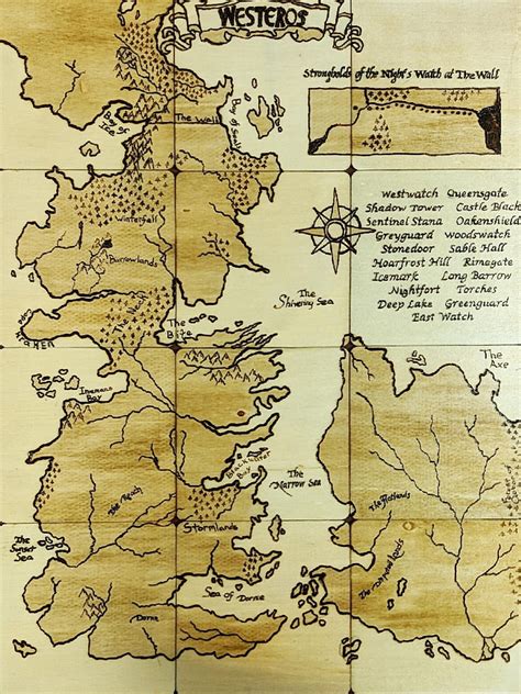 No Spoilers Map Of Westeros Rgameofthrones