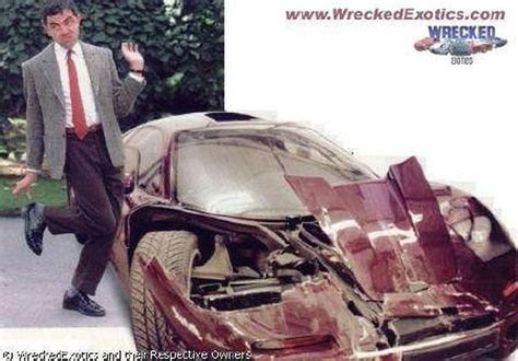 Tvs Mr Bean Crashes His Supercar