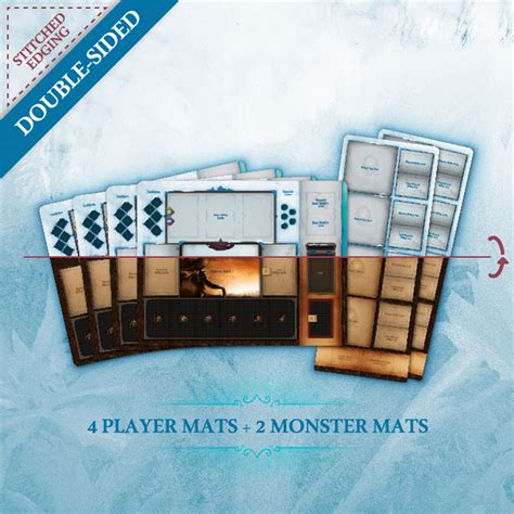 Non-Official Frosthaven and Gloomhaven compatible playmat. by Crafting