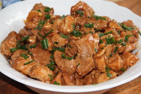 Porc au caramel à la chinoise