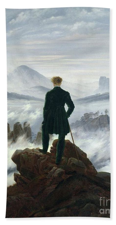 Above the sea of clouds tender strength from genshin impact. The Wanderer Above The Sea Of Fog Beach Towel for Sale by ...