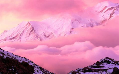 Pink Mountains 4k Wallpapers Top Free Pink Mountains 4k Backgrounds
