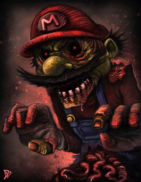 Zombie Mario By Dlincoln83