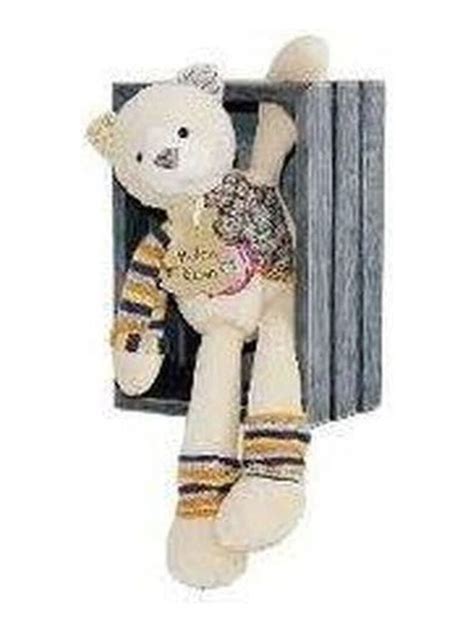 Doudou Histoire D Ours Chat Beige Saltimbanque Pantin Beige Kiabi