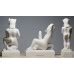 Set Of Satyrs Faunus Faun Phallus Nude Male Penis Statue Sculpture