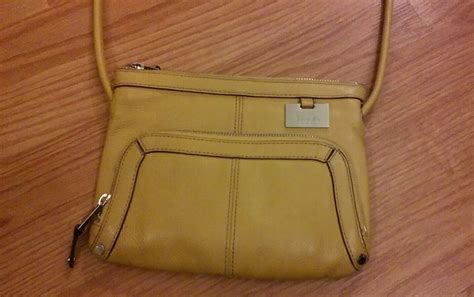 Tignanello Leather Crossbody Organizer Bag Ebay