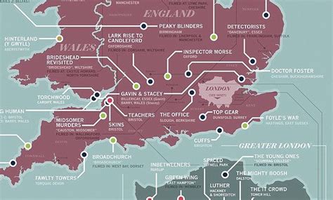 British Telly Designer Creates Beautiful Map Of British Tv Location