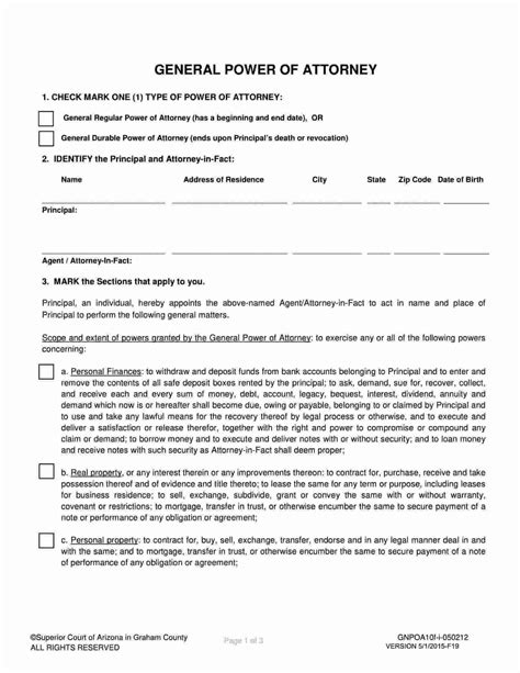 Fillable Power Of Attorney Form Ontario Printable Forms Free Online