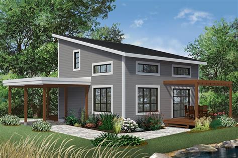 Contemporary Style House Plan 2 Beds 2 Baths 1200 Sq Ft Plan 23 2631