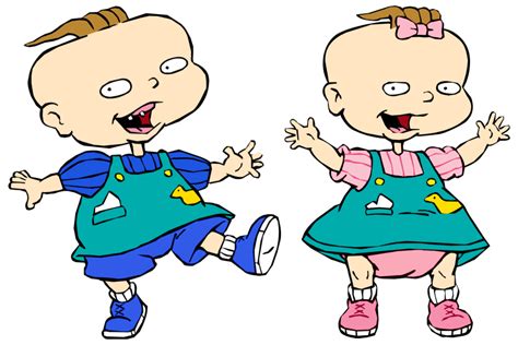 I Recolored Phil And Lil Rugrats