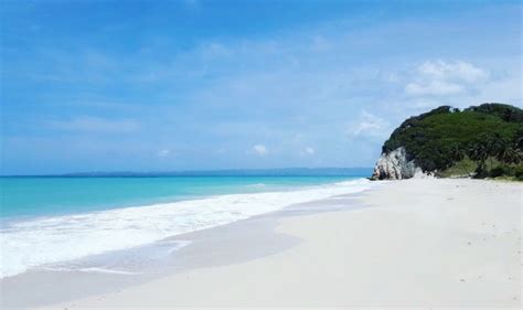 Bildet Strand hav kyst horisont lagune bukt øy hvit sand Australia caribbean kappe