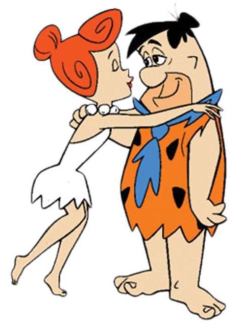 The Flintstones Classic Cartoon Characters Fred And Wilma Flintstone