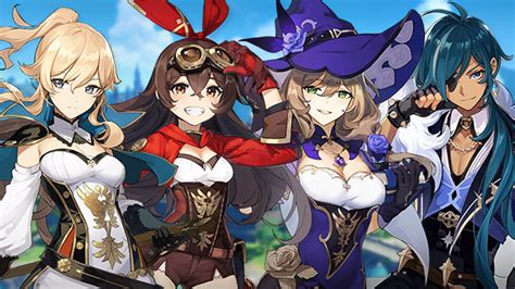 Genshin Impact details Jean, Amber, Lisa, and Kaeya - Gematsu