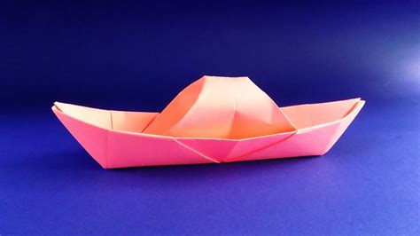 Как сделать кораблик из бумаги видео инструкция Оригами лодка Youtube