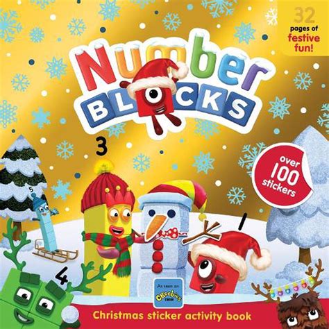 Numberblocks Christmas Sticker Activity Book By Sweet Cherry Publishing