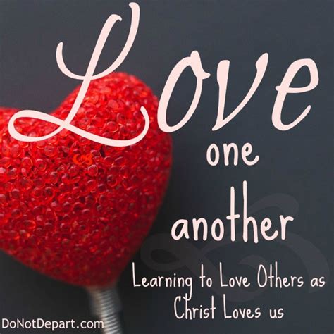 Love One Another Series Wrap Up Do Not Depart
