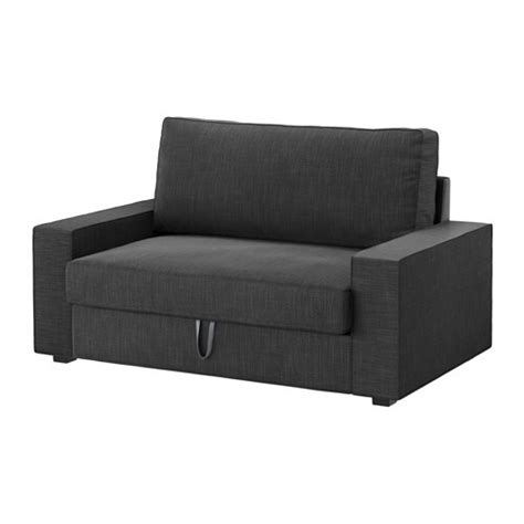 Vidaxl divano a 2 posti in tessuto blu sofà divanetto letto poltrona salotto colore: VILASUND Sovesofa 2 - Hillared antracit - IKEA