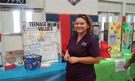 Port St Lucie Students Participate In A Health Fair At A Local High