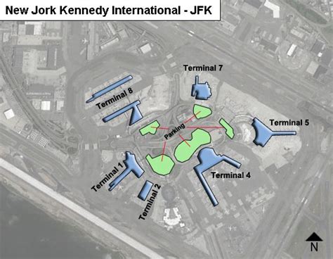 Map Of New York Showing Jfk Airport United States Map