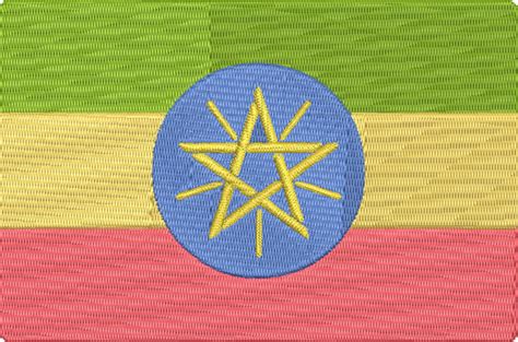 World Flags Ethiopia Embroidery Design A Crafty Dad