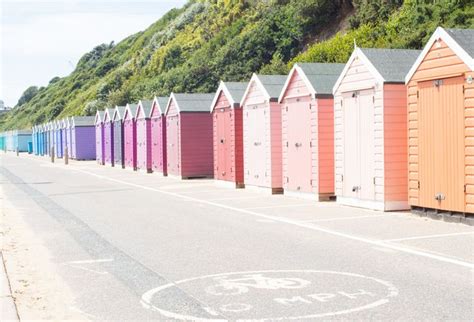 Beach Huts Beach Hut Bournemouth Beach British Beaches