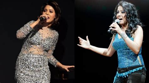 Best Looks Of Sunidhi Chauhan From On Stage Performances Iwmbuzz