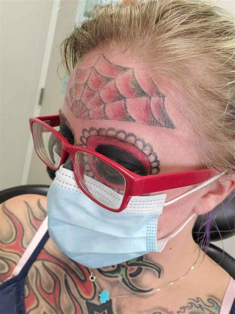 Woman With Full Day Of The Dead Tattooed Skull Face Undergoes Laser Removal