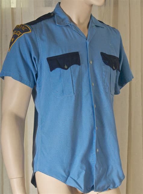 Payne Police Uniform Shirt Conqueror Tropical Union Made Etsy