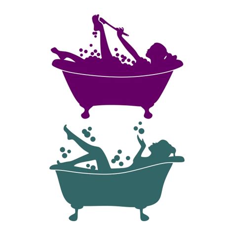 Download Bathtub Girl Cuttable Design