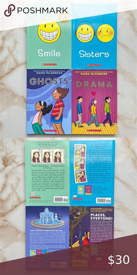 Raina Telgemeier Collection Box Set Smile Drama Sisters Ghosts In 2022 Collection Box