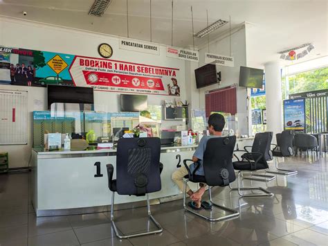 a front office of toyota service center. surabaya, indonesia - 6 maret