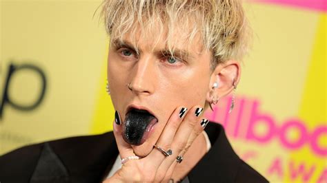 Why The Hell Did Machine Gun Kelly Dye His Tongue Black For The 2021