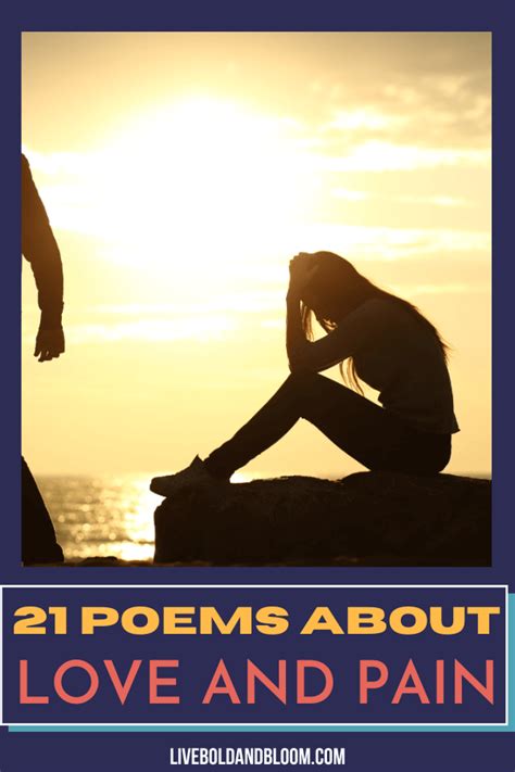 21 Poems About Love And Pain