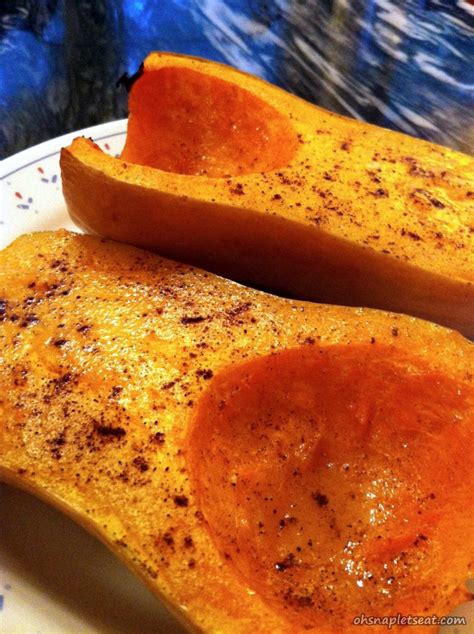 Oven Roasted Whole Butternut Squash Oh Snap Lets Eat