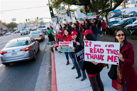 This Is The Real Crisis Los Angeles Teachers Strike In Nation S 2nd Largest School District