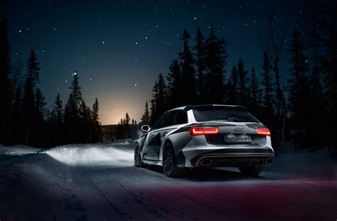 However, a modified rs6also offers increased driving pleasure in terms of lateral dynamics. Fond d'écran : nuit, neige, véhicule, Audi quattro, Quattro, voiture de sport, Audi RS6 Avant ...