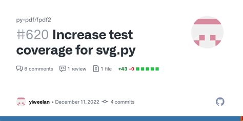 Increase Test Coverage For Svgpy By Yiweelan · Pull Request 620