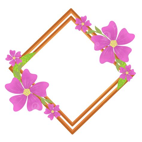 Pink Flower Frame Clipart Transparent Png Hd Beautiful Pink Flowers