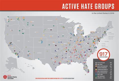 Map Shows How Hate Groups Spread In America In 2016 Attn