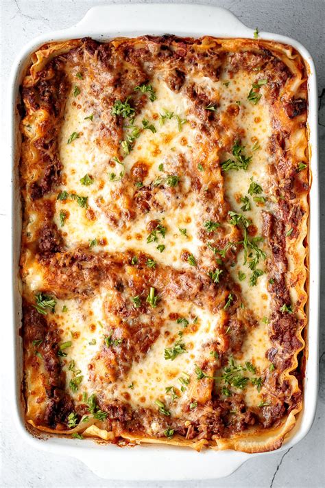 Easy Meat Lasagna Ahead Of Thyme