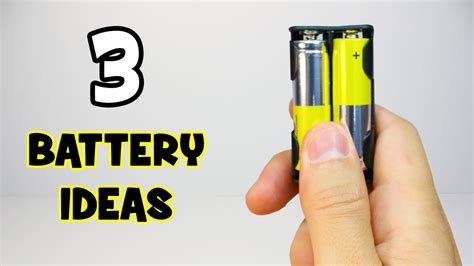 3 Useful Things Can Be Made With Batteries Battery Tricks Youtube