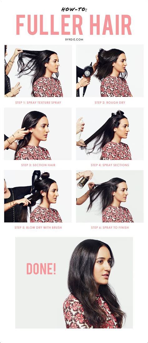 How To Get Fuller Hair In 6 Easy Steps Happy Hair Hair Tutorial